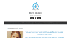 Desktop Screenshot of hahnfitness.com