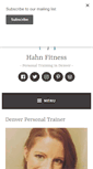 Mobile Screenshot of hahnfitness.com